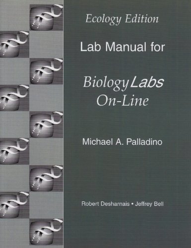 9780805370522: Ecology Version Student Lab Manual, Biology Labs Online