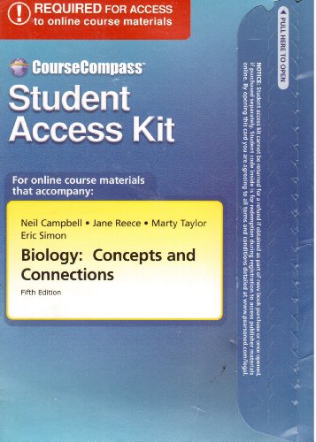 CourseCompass Biology: Concepts and Connections (9780805371123) by [???]