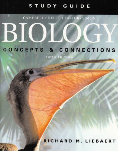 Beispielbild fr Biology: Concepts And Connections Study Guide zum Verkauf von BookHolders