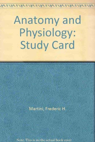 Stock image for Study Card: Body Systems Overview for sale by a2zbooks