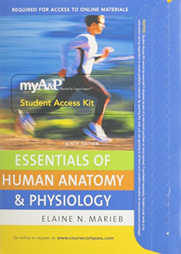 Imagen de archivo de MyA&P Student Access Kit CourseCompass: For Essentials of Human Anatomy & Physiology a la venta por dsmbooks