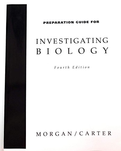 Beispielbild fr Investigating Biology, Preparation Guide, Fourth Edition zum Verkauf von Decluttr
