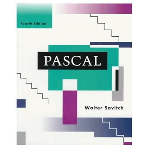 9780805374582: Pascal: An Introduction to the Art and Science of Programming