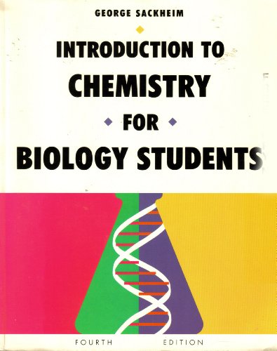 Beispielbild fr Introduction to Chemistry for Biology Students zum Verkauf von Wonder Book