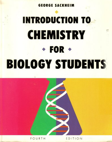 Imagen de archivo de Introduction to Chemistry for Biology Students a la venta por Wonder Book