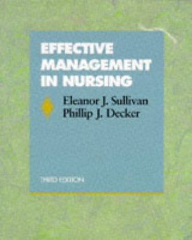 Stock image for Effective Management in Nursing for sale by Wonder Book