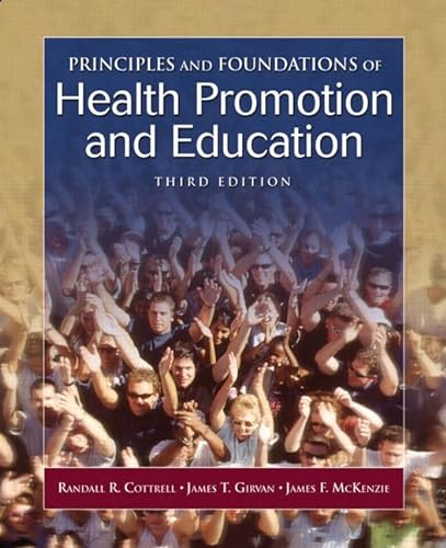 Imagen de archivo de Principles and Foundations of Health Promotion and Education (3rd Edition) a la venta por SecondSale