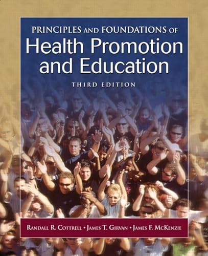 9780805378788: Principles and Foundations of Health Promotion and Education (3rd Edition)