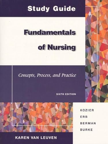 Beispielbild fr Study Guide Fundamentals of Nursing: Concepts, Process, and Practice zum Verkauf von ThriftBooks-Dallas
