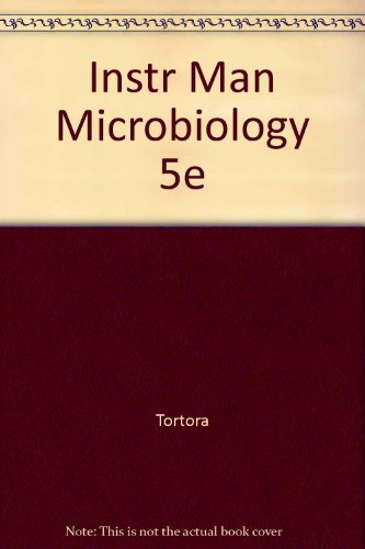 Imagen de archivo de Instr Man Microbiology 5e a la venta por Hawking Books
