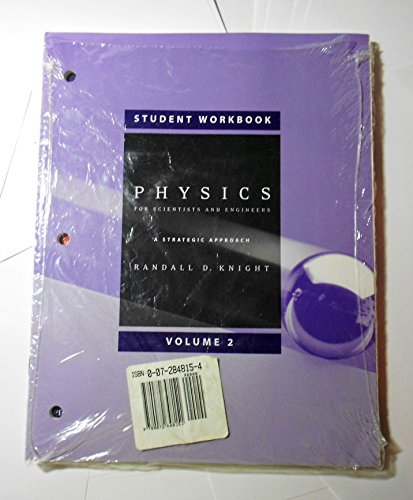 Stock image for Physics for Scientists and Engineers : A Strategic Approach, Student Workbook, Vol. 2 for sale by a2zbooks