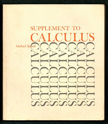 9780805390193: Calculus: Suppt