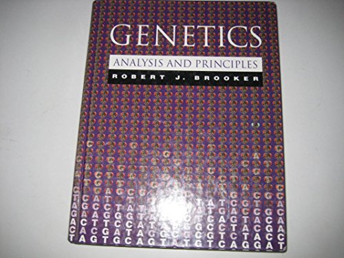 Imagen de archivo de Genetics : Analysis and Principles a la venta por Better World Books