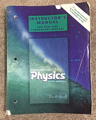 Beispielbild fr Conceptual Physics: Instructor's Manual For Text and Laboratory Manual zum Verkauf von GoldenWavesOfBooks