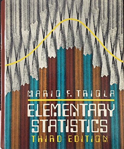 Elementary Statistics (9780805393279) by TRIOLA