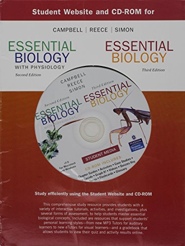 Stock image for Student Website and CD-ROM for Essential Biology with Physiology Second Edition and Essential Biology Third Edition for sale by HPB-Red