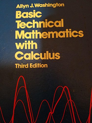 9780805395211: Basic Technical Mathematics with Calculus