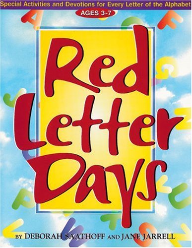 Imagen de archivo de Red Letter Days: Ages 3-7 a la venta por Book Deals