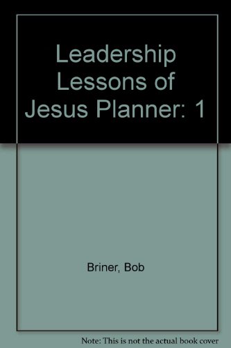 Imagen de archivo de Leadership Lessons of Jesus: Devotional Journal/Planner a la venta por SecondSale