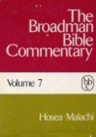 Beispielbild fr The Broadman Bible Commentary, Volume 7 zum Verkauf von SecondSale