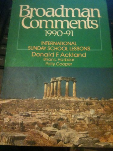 Imagen de archivo de Broadman Comments, 1990-91 a la venta por Christian Book Store