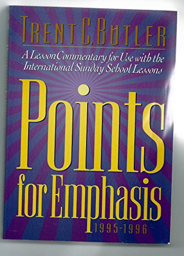 Imagen de archivo de Points for Emphasis, 1995-96 a la venta por Better World Books