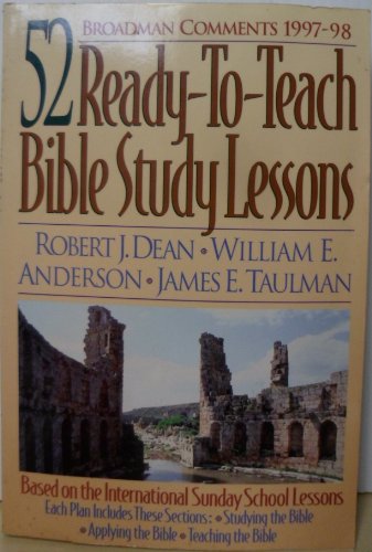 Beispielbild fr Broadman Comments, 1997-98: 52 Ready-To-Teach Bible Study Lessons zum Verkauf von SecondSale