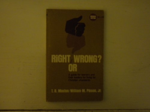 Imagen de archivo de Right or Wrong a la venta por Better World Books