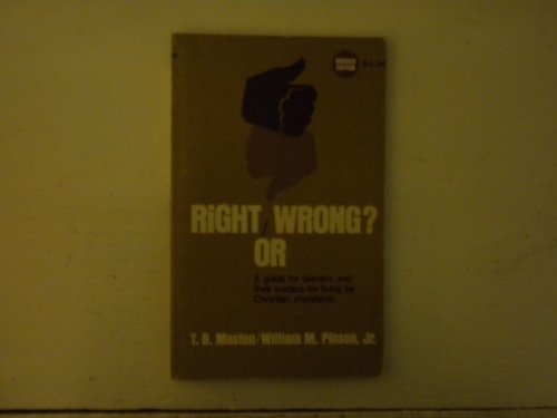 Stock image for Right or Wrong for sale by Better World Books