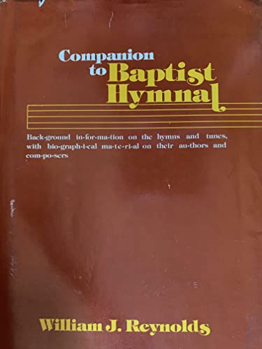 Beispielbild fr Companion to Baptist Hymnal zum Verkauf von ThriftBooks-Atlanta