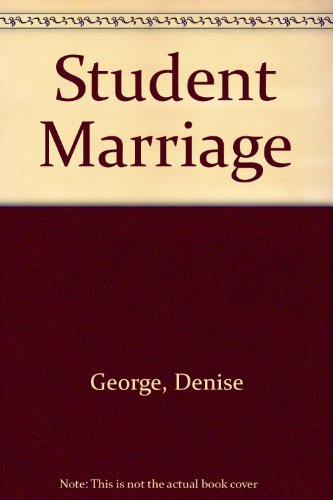 Beispielbild fr Student Marriage zum Verkauf von Wonder Book