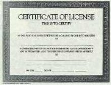 9780805472974: Certificate of License