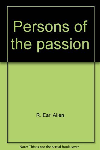 9780805481181: Title: Persons of the passion