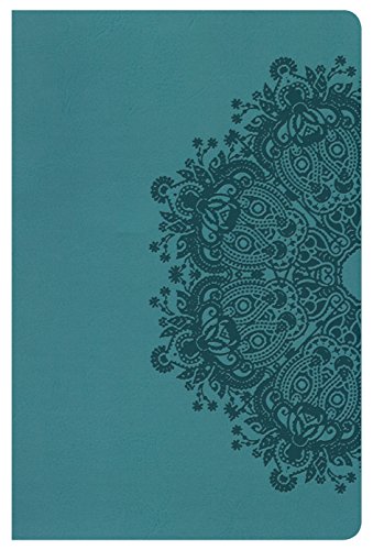 Beispielbild fr HCSB Ultrathin Reference Bible, Teal LeatherTouch zum Verkauf von Once Upon A Time Books