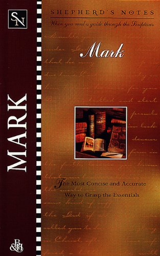 Imagen de archivo de Shepherd's Notes: Mark a la venta por Better World Books