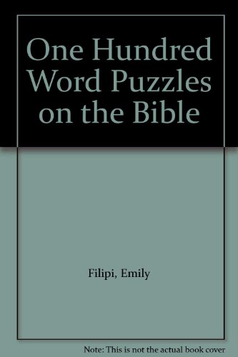 Stock image for One Hundred Word Puzzles on the Bible for sale by Wonder Book