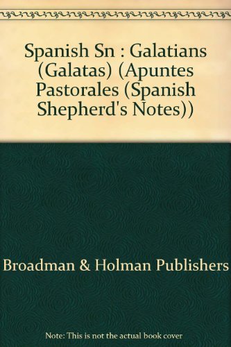 Imagen de archivo de Glatas/Galatians (Shepherd's Notes) a la venta por Discover Books