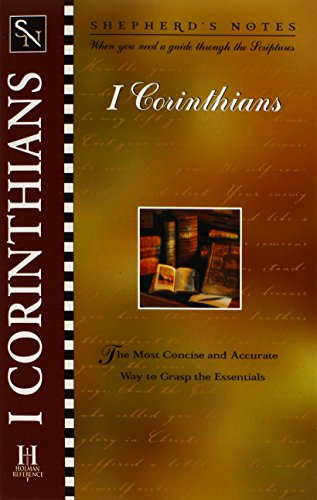 9780805493252: Shepherds Notes : 1 Corinthians