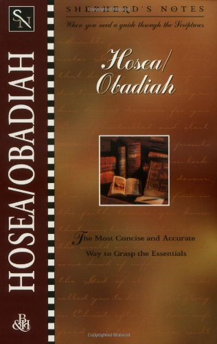 Imagen de archivo de Shepherd's Notes: Hosea/Obadiah a la venta por SecondSale