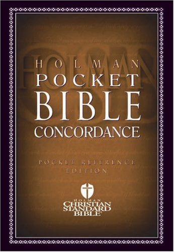 Beispielbild fr Holman Pocket Bible Concordance zum Verkauf von ThriftBooks-Reno