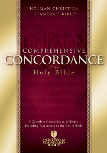 Stock image for HCSB Comprehensive Concordance (Holman Christian Standard Bible) for sale by Save With Sam