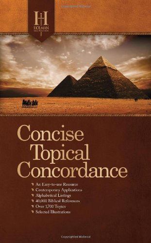 9780805495492: Holman Concise Topical Concordance (The Holman Concise)