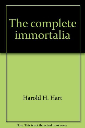 9780805510935: The complete immortalia