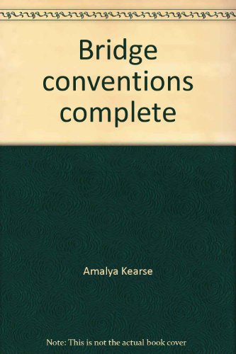 Stock image for Bridge conventions complete for sale by POQUETTE'S BOOKS