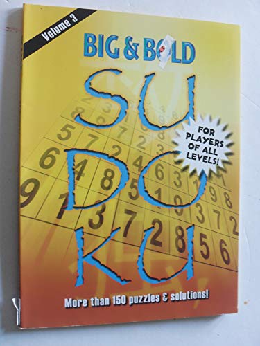 Stock image for Big & Bold Sudoku Puzzles for sale by SecondSale