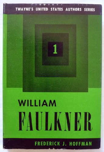 9780805702446: William Falukner (United States Authors Series)