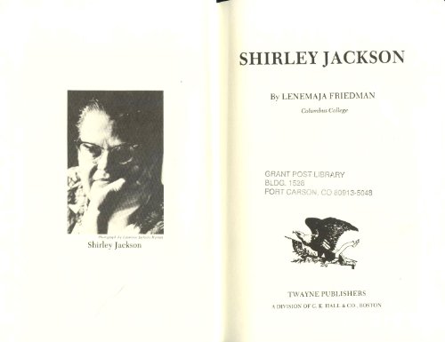 Stock image for Shirley Jackson (Twayne's United States Authors Series ; Tusas 253) for sale by Ergodebooks