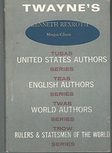 Stock image for Kenneth Rexroth (U. S. Authors Ser., No. 208) for sale by Alphaville Books, Inc.