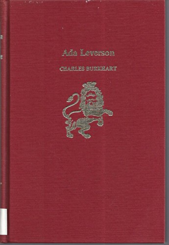 Ada Leverson (Twayne's English authors series, TEAS 152) (9780805713305) by Burkhart, Charles