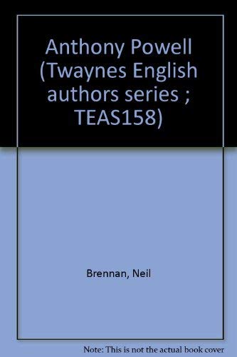 Anthony Powell (Twayne English Authors Series)